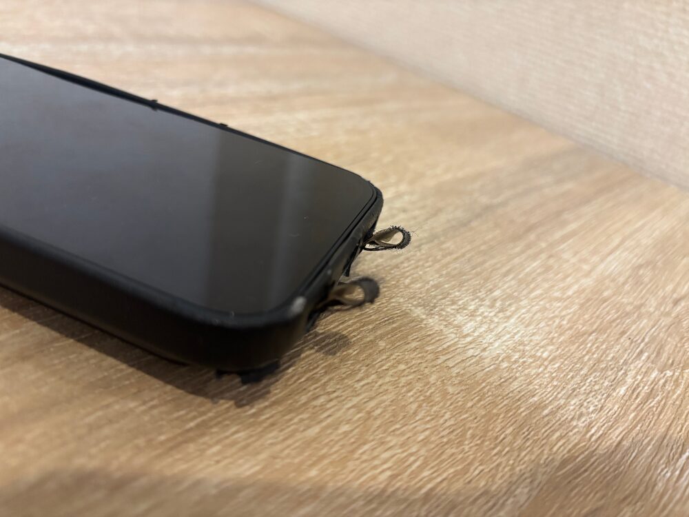 MOFTスマホストラップの布製ホルダーの画像