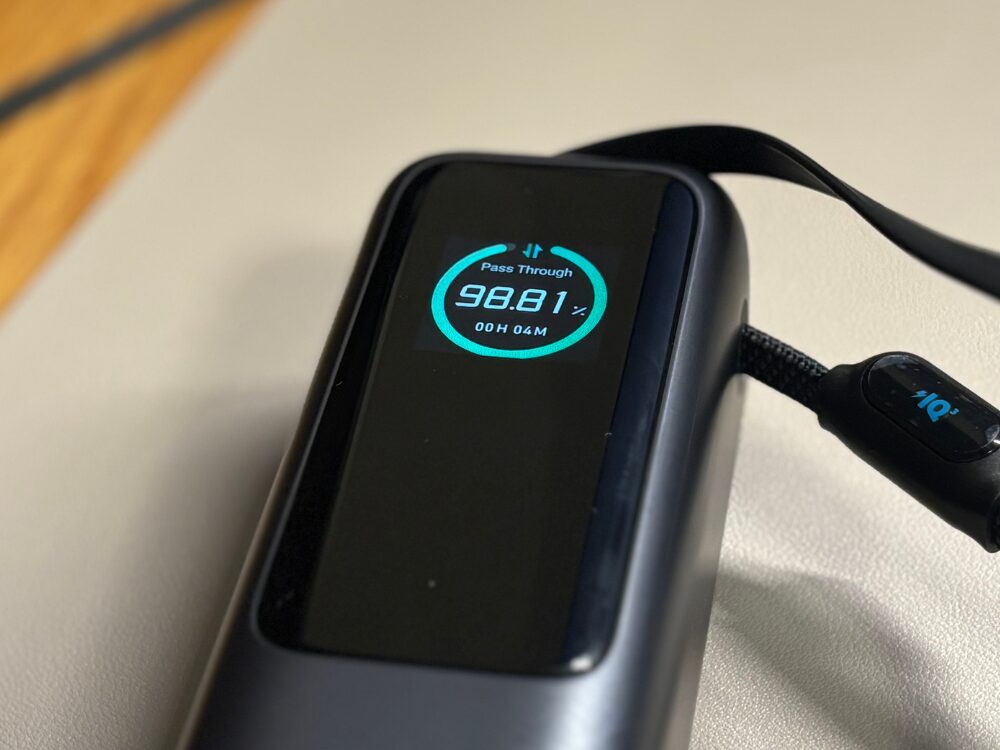 Anker Power Bank 25000mAh　Pass Through表示　画像