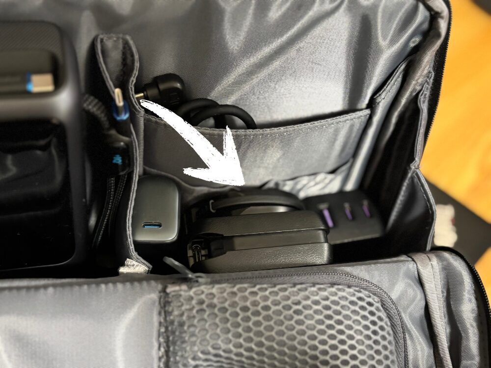 オウルテック 片引き巻取り式 Type-Cケーブル「katamaki」　収納　画像