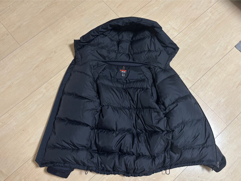 NANGAオーロラテックスダウンジャケットの内部画像