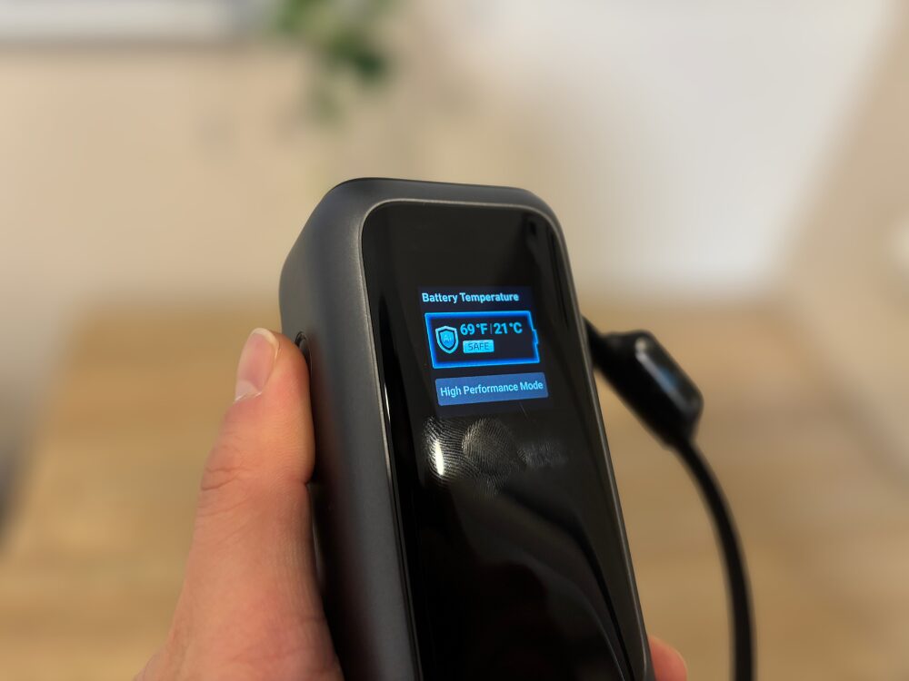 Anker Power Bank 25000mAh　バッテリー温度　画像