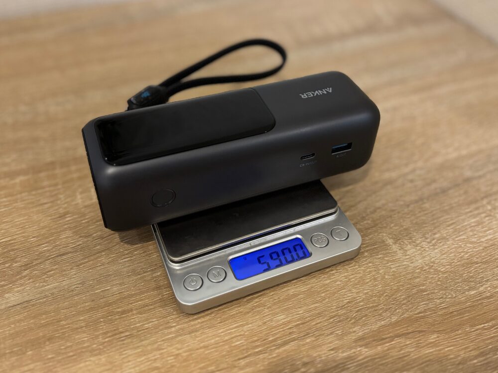 Anker Power Bank 25000mAh 重量