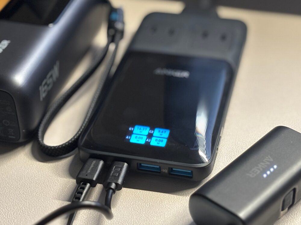 Anker Prime Charging Station 140W　充電中　画像