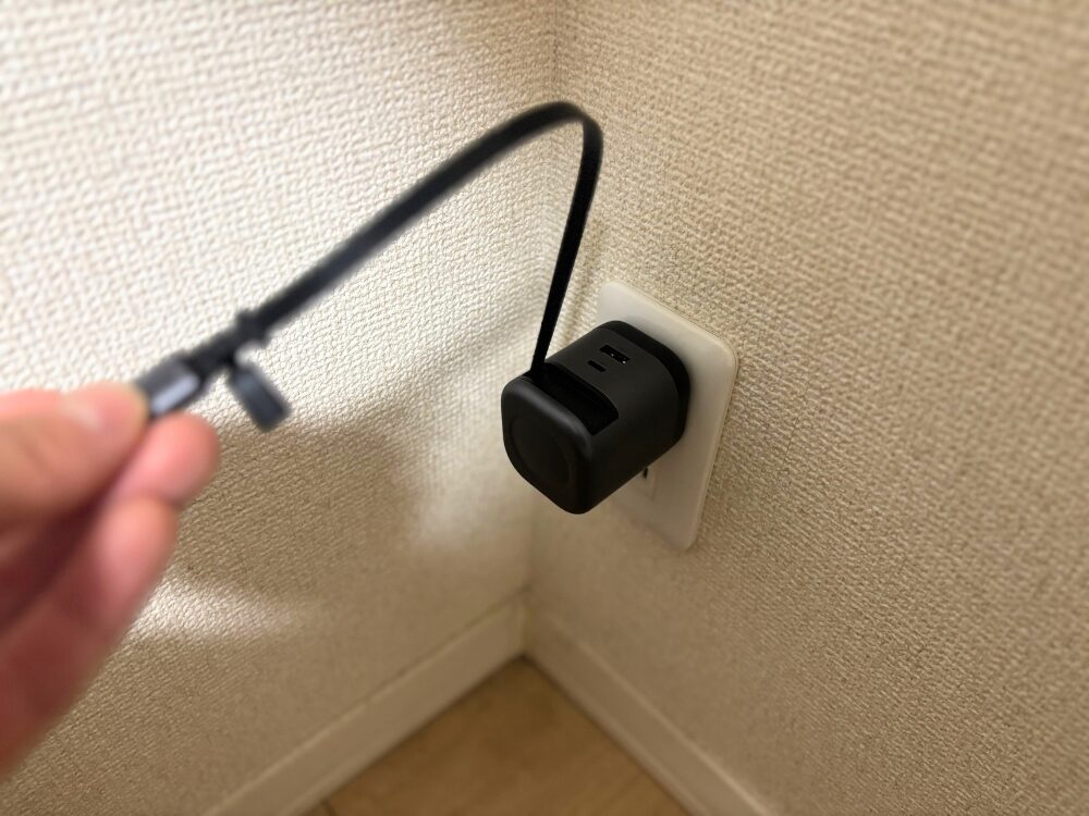 UGREEN Nexode 巻き取り式 USB-Cケーブル 利用　画像