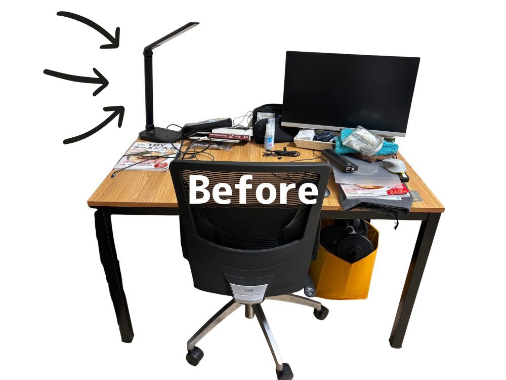 デスク　BEFORE　画像